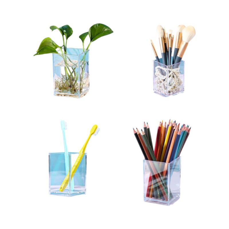 Clear Brush/Pencil Holder